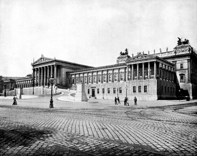 国会議事堂、ウィーン、1893年。 作： John L. Stoddard