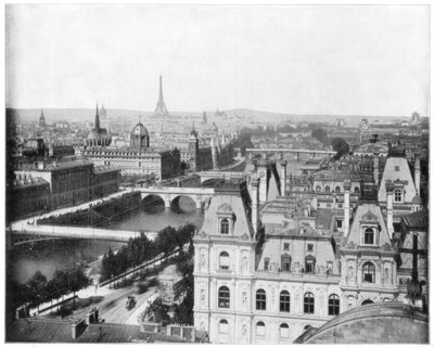 19世紀後半のフランス、パリのパノラマ。 作： John L. Stoddard