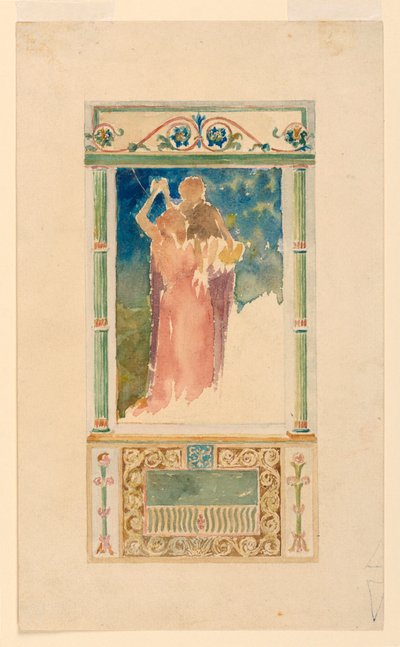 メモリアルウィンドウのデザイン 作： John La Farge