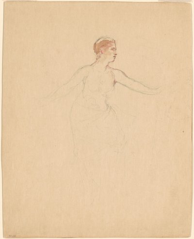 女性の胴体 作： John La Farge