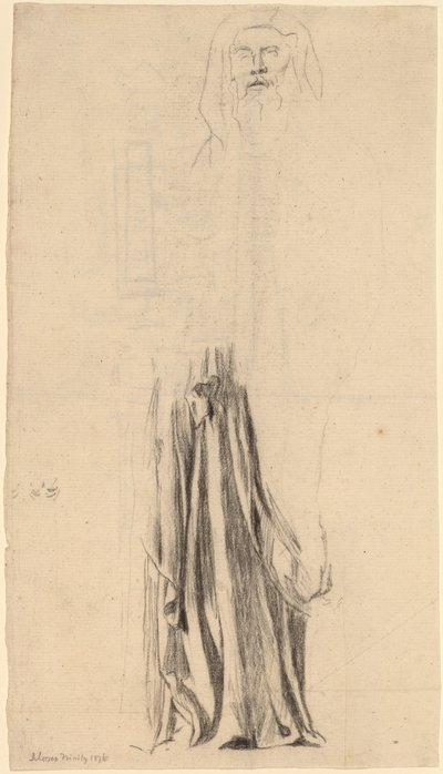 モーセのための研究 - トリニティ教会、ボストン 作： John La Farge
