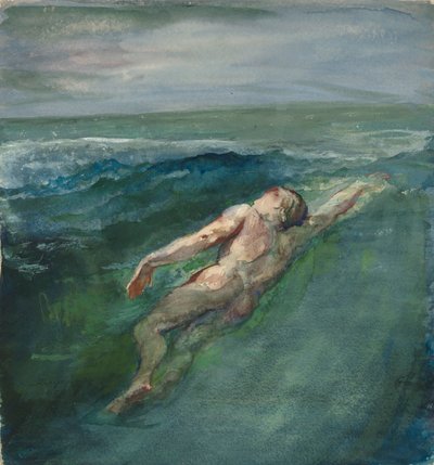 スイマー 作： John La Farge