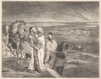 The Wise Men out of the East」（1868年）。 作： John La Farge