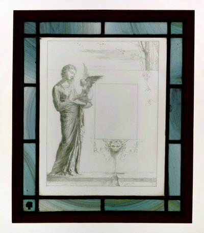 鳥がしがみついたスプレー 作： John La Farge
