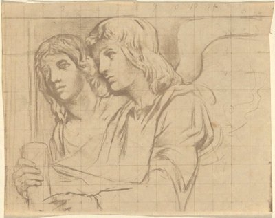 トリニティ教会、ボストンの二人の天使 作： John La Farge