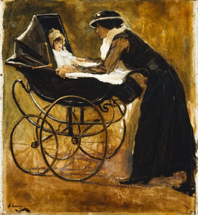 穏やかな日、タンジール湾 作： John Lavery