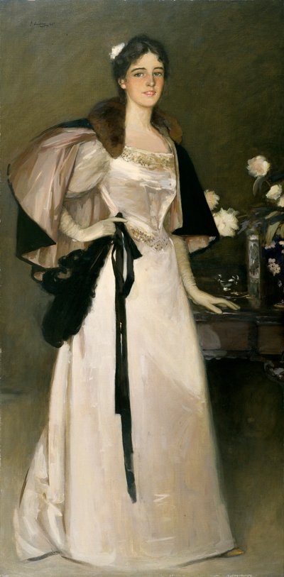 メアリー・バレルの肖像 作： John Lavery