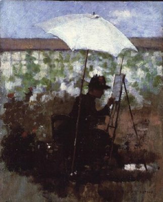 A Pupil of Mine」のためのスタディ 作： John Lavery