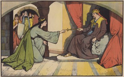 エステル王妃は彼女の民衆のために王に訴える 作： John Lawson