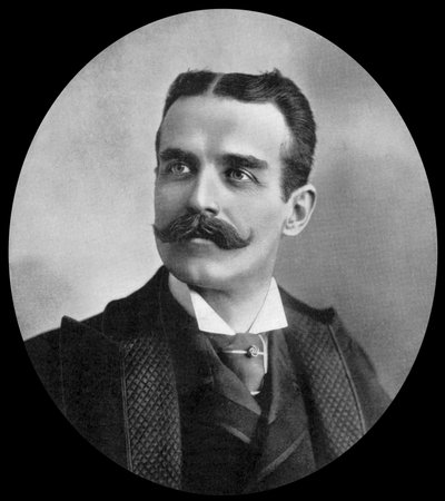 ジョン・ローソン・ストッダード（1850-1931）アメリカの作家（白黒写真 作： John Lawson Stoddard