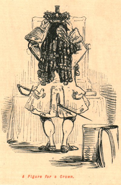 王冠の図、1897年。 作： John Leech