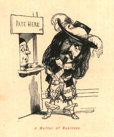 ビジネスの問題、1897年。 作： John Leech