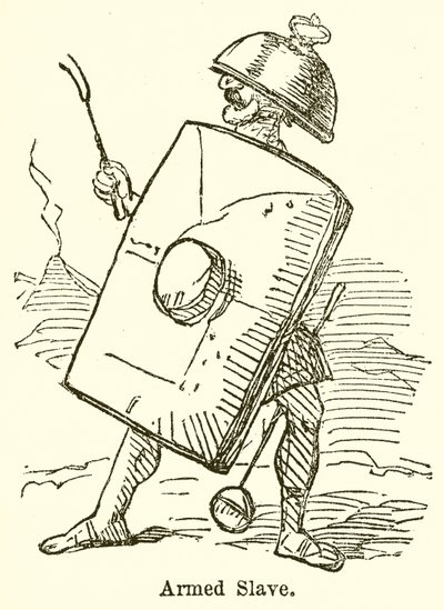 武装奴隷（彫刻 作： John Leech