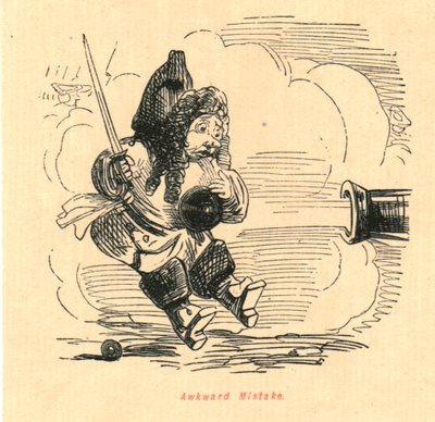 厄介な間違い、1897年。 作： John Leech