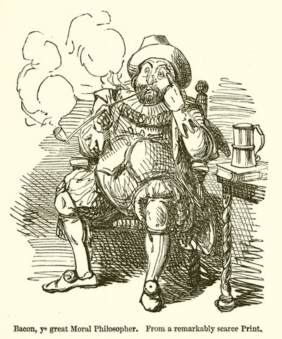 偉大な道徳哲学者、ベーコン 作： John Leech