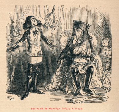 リチャード、c1860、c1860の前のベルトラン・ド・グルドン 作： John Leech
