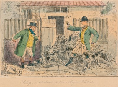 ビリーはハリアー少佐に紹介されました、1858 作： John Leech