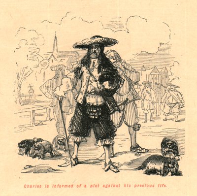チャールズは、1897年に彼の貴重な人生に対する陰謀を知らされました。 作： John Leech