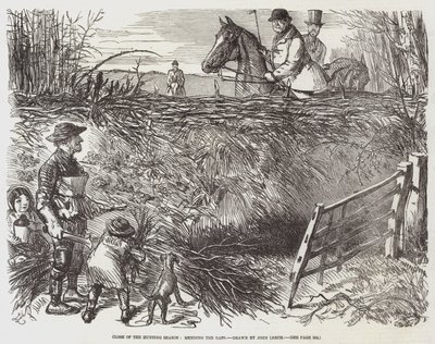 狩猟シーズンの終わり、ギャップの修正 作： John Leech