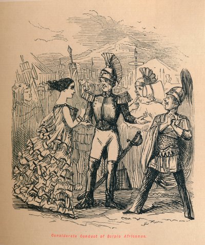 スキピオの行動を考える、1852 作： John Leech