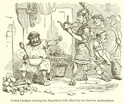 クリミア・デンタトゥスがサムナイト大使から提供された壮大な贈り物を拒否 作： John Leech