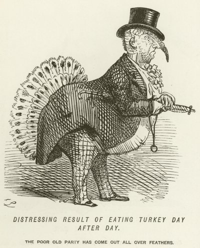 トルコを連日食べた悲惨な結果 作： John Leech