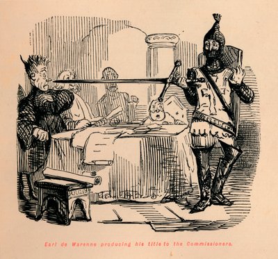 コミッショナーに彼の肩書きを出すアール・ド・ワレンヌ、c1860、c1860 作： John Leech