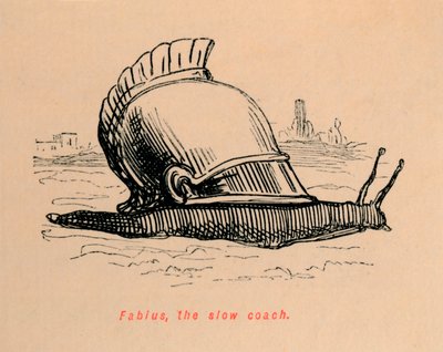遅いコーチ、ファビウス、1852 作： John Leech