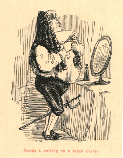 ジョージI.きれいな首輪、1897年。 作： John Leech