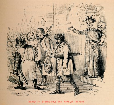 ヘンリーII。外国の男爵、c1860、c1860を解任 作： John Leech