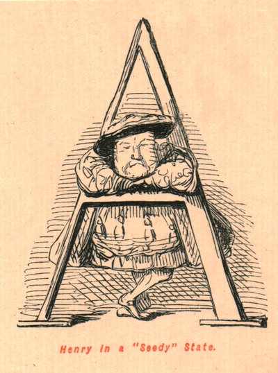 1897年、Seedy Stateのヘンリー。 作： John Leech