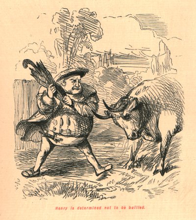 ヘンリーはいじめられていないと決定されました、1897年。 作： John Leech