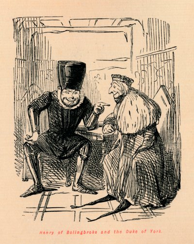 ボーリングブロークのヘンリーとヨーク公、c1860、c1860 作： John Leech