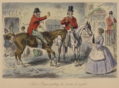 権利に神経質にするジャックロジャース 作： John Leech