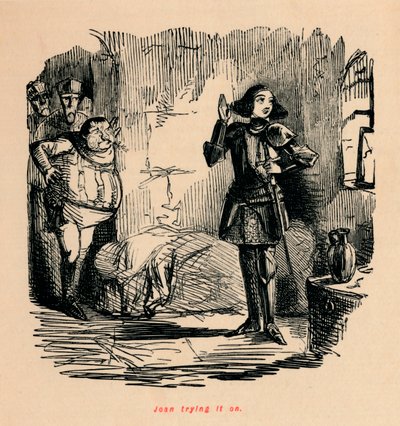 ジョアンはそれを試して、 作： John Leech