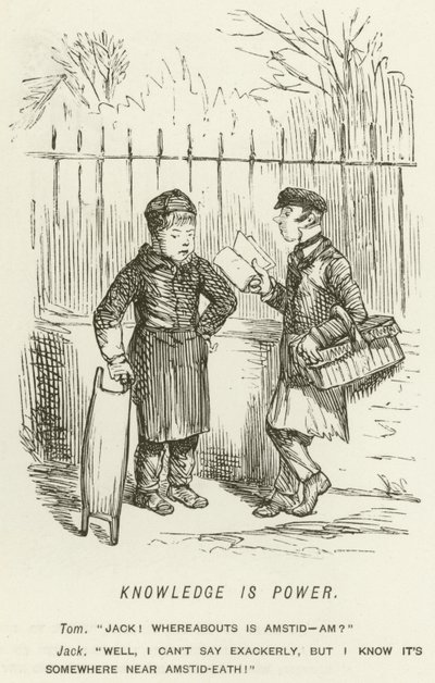 知識は力である 作： John Leech
