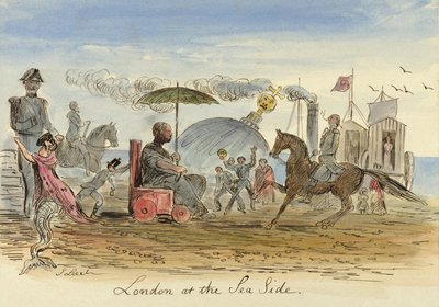ロンドンのシーサイド、1844年 作： John Leech