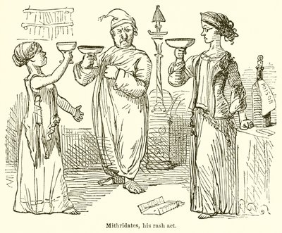 ミトリダテス、彼の発疹法 作： John Leech