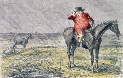 &39;氏。ジョーロックスはさようなら」、ロバート・スミス・サーティースによる「ハンドリー・クロス」のイラスト（1805-64）1854 作： John Leech