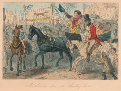 ジョーロックス氏、Handley Cross、1854年 作： John Leech