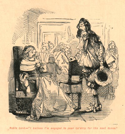 気高い主よ。 -私は次のダンス、1897年のためにあなたのラ船に従事したと思います。 作： John Leech