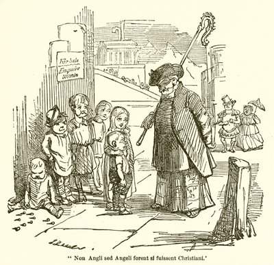 しかし、天使がいない場合、アングルはクリスチャンになりました 作： John Leech