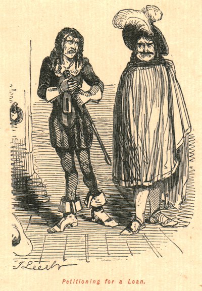 ローンの請願、1897年。 作： John Leech