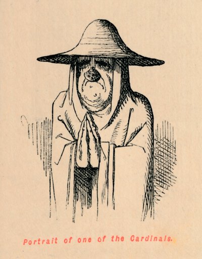 枢機卿の1人の肖像、c1860、c1860 作： John Leech