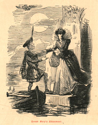 クイーンメリーズの家出、1897年。 作： John Leech