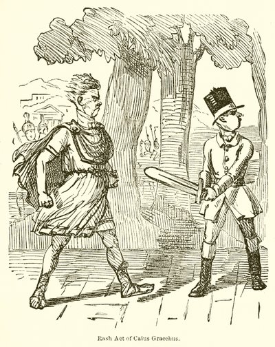 Caius Gracchusの発疹法 作： John Leech