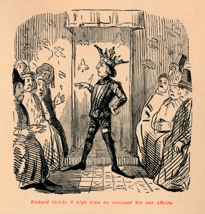 リチャードは自分自身の業務を管理する時期がきたと考えています、c1860、c1860 作： John Leech