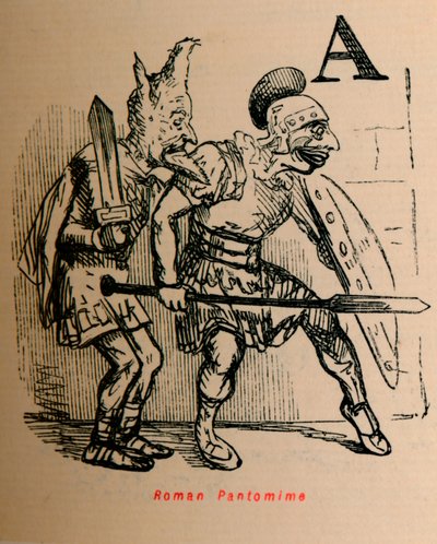 ローマのパントマイム、1852 作： John Leech