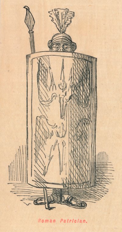 ローマの貴族、1852 作： John Leech
