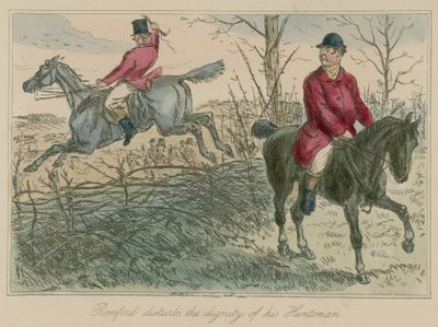 ロンフォードはハンツマンの尊厳を乱す 作： John Leech